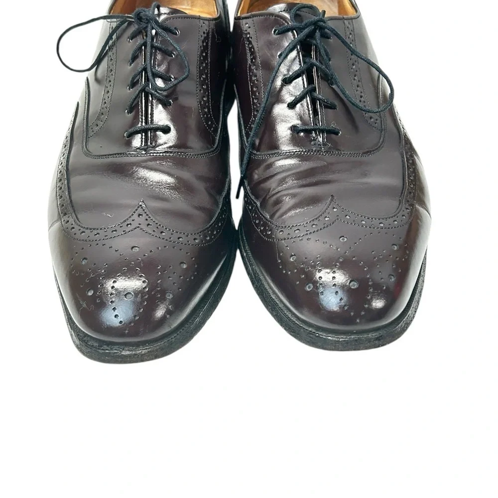 Johnston & Murphy Brown Wingtip Oxford Dress Shoes Size 9.5
